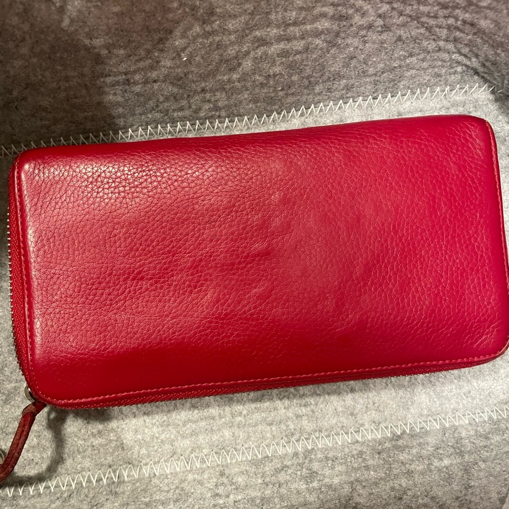 Chloé red leather Wallet with key - Picture 2 of 3